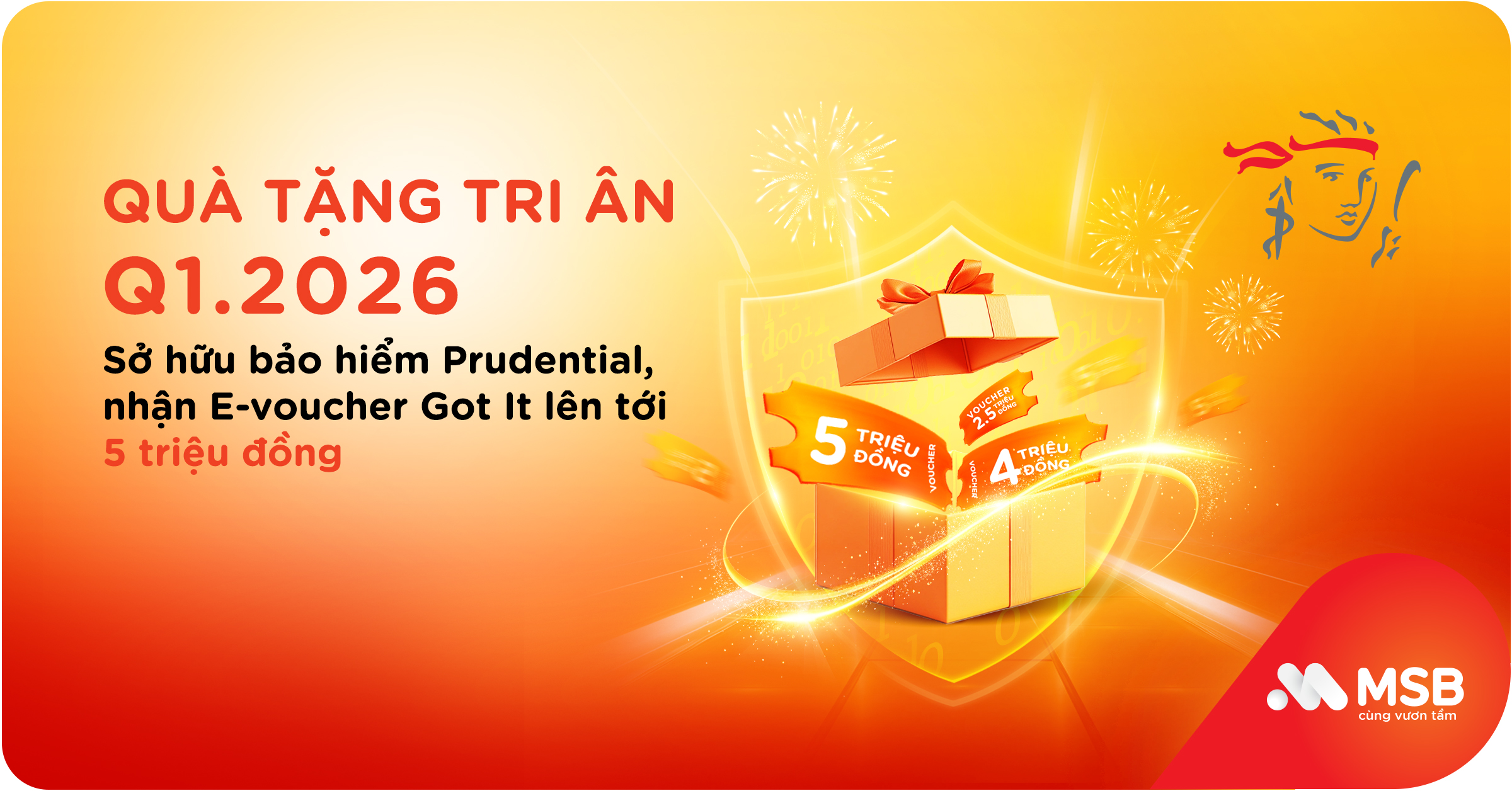 Tri ân gắn kết – Trao quà đồng hành cùng MSB & Prudential