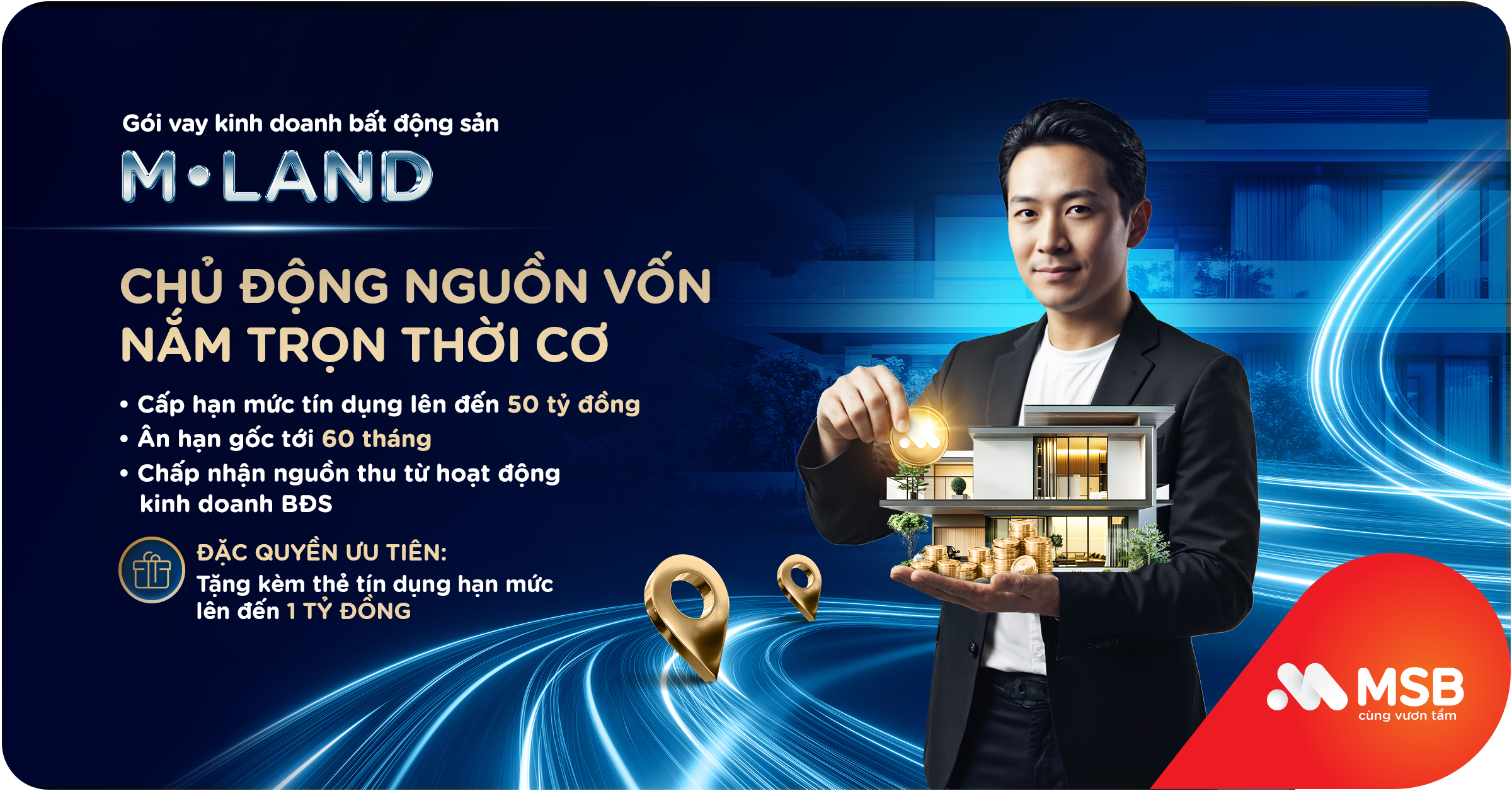 Gói vay M-Land – Sẵn vốn trong tay, nắm trọn cơ hội đầu tư bất động sản