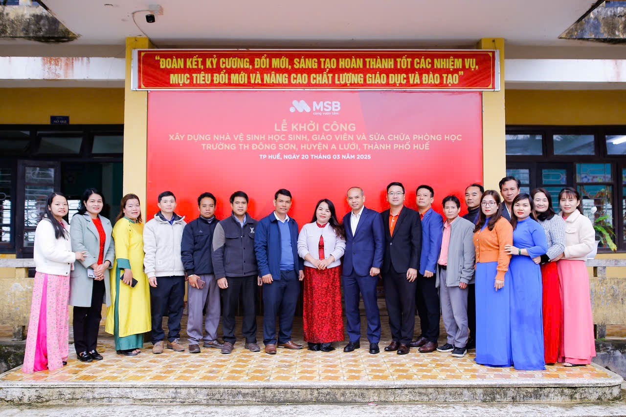 MSB Sponsors Classroom Upgrades and Sanitation Facility Construction in Hue