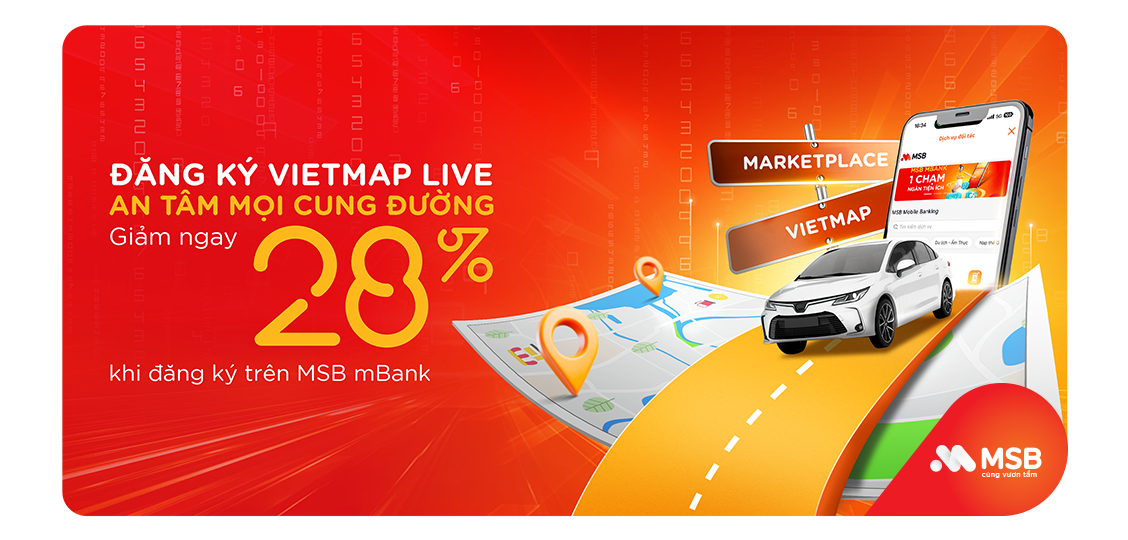 Register for Vietmap live, travel with peace of mind on every journey