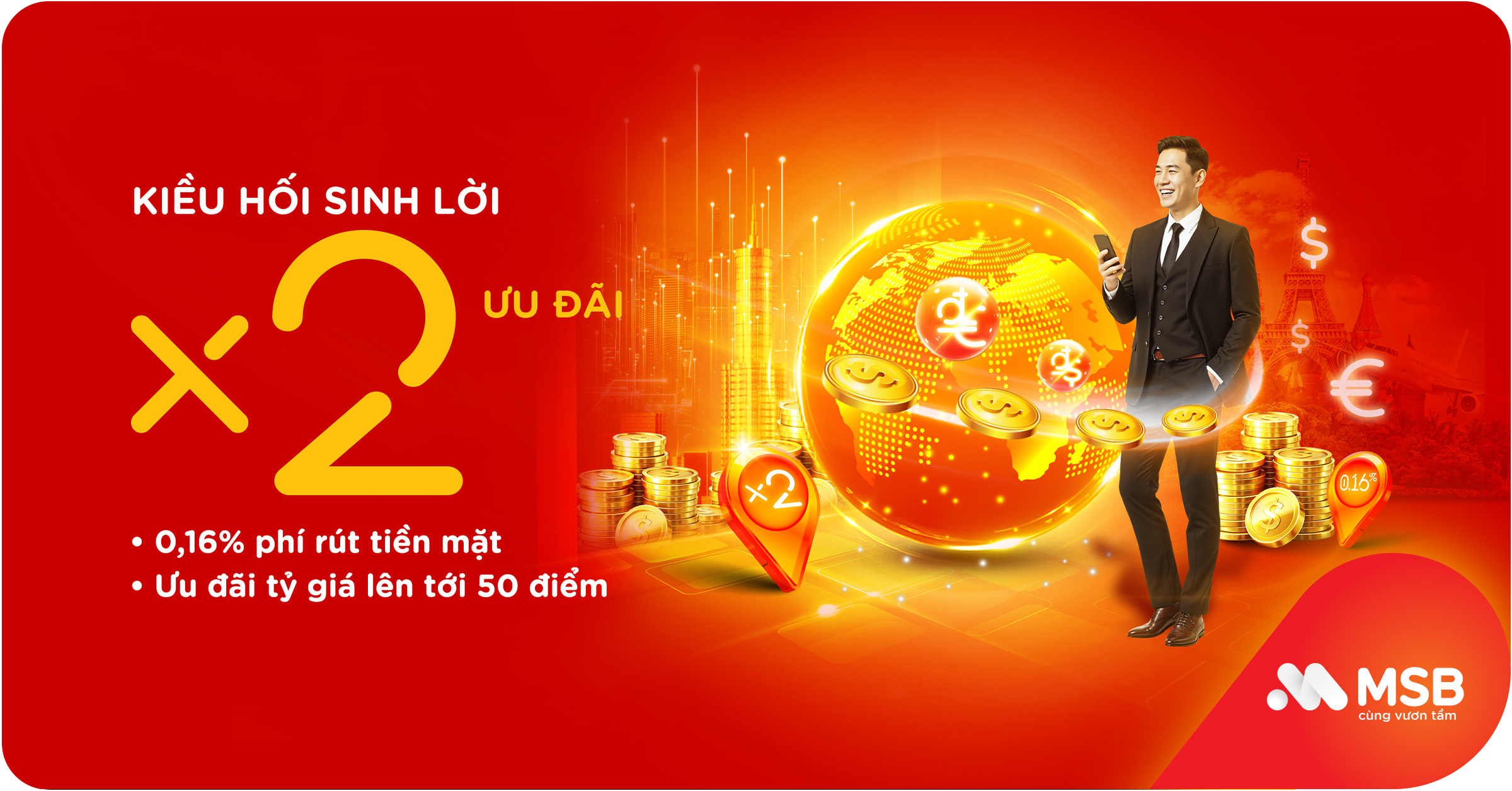 MSB tung chương trình kiều hối chào 2026: “Kiều hối sinh lời, nhân đôi ưu đãi”