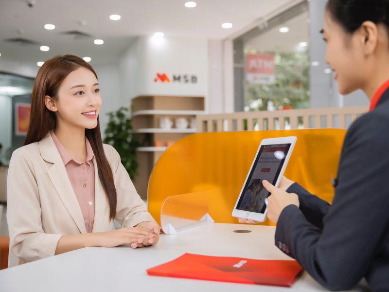 Khách hàng cần thực hiện các giao dịch online theo điều kiện quy định của MSB