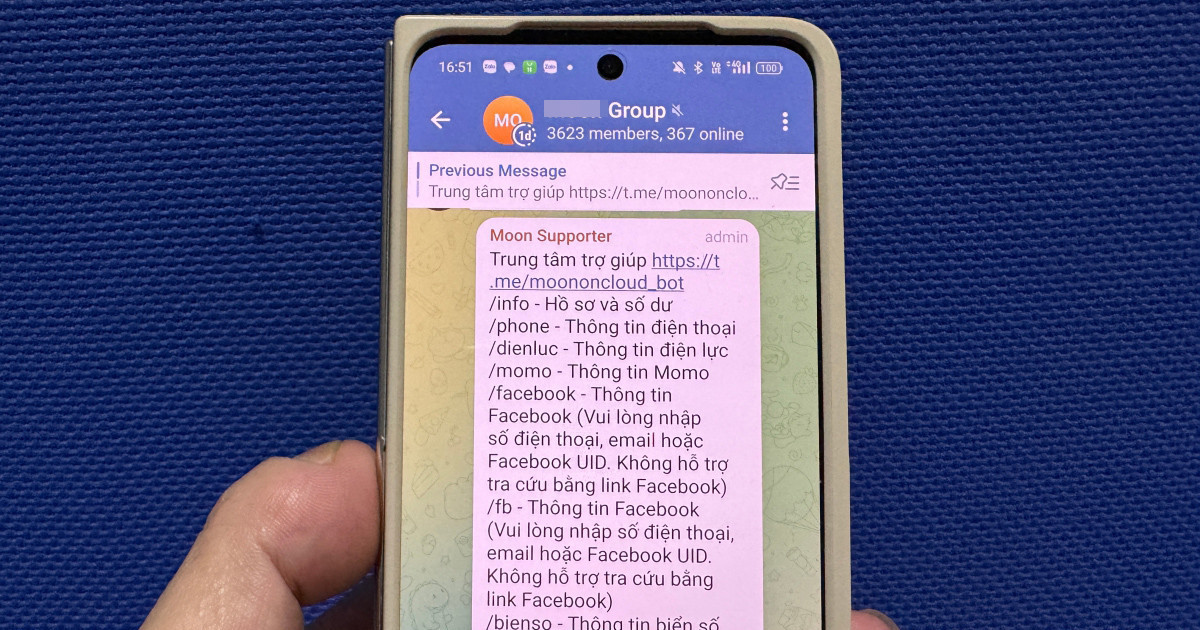 những chiêu trò thường gặp qua ứng dụng telegram